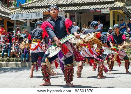 Javanese traditional dancers, Indonesia