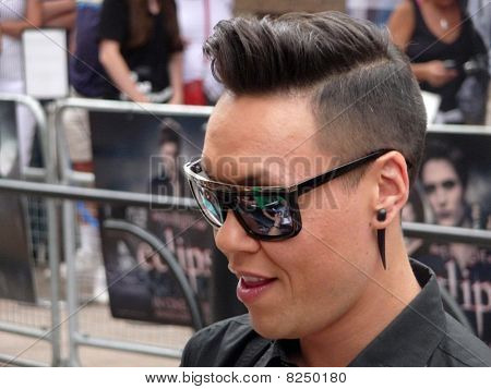 Koreanske Won på Twilight Eclipse Premiere i det centrale London 1 juli 2010
