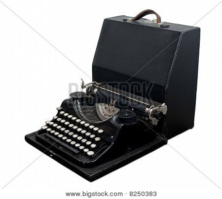 Vintage portable typewriter