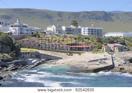 Buildings In The Historical Old Harbour In Hermanus