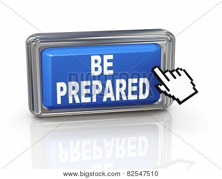 3D Hand Cursor Button - Be Prepared