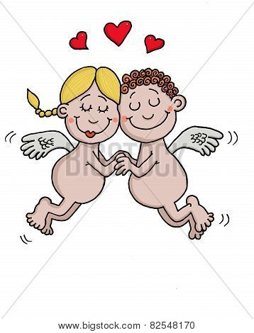 Angels are in love
