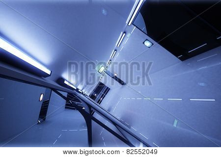 Ultra Modern Building Corridor