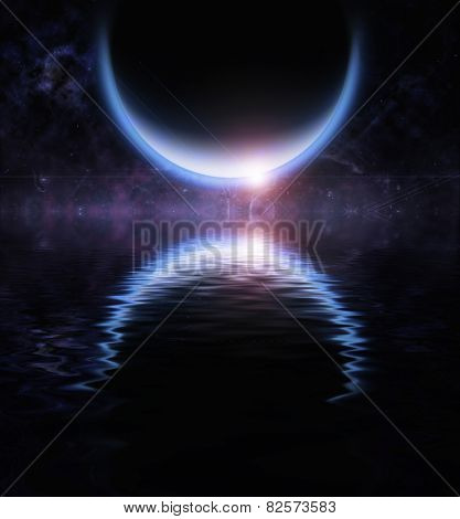 Waters reflection and Planets