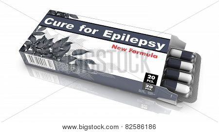 Cure for Epilepsy - Gray Pack of Pills.