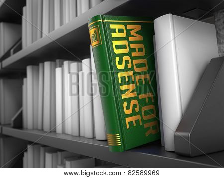 Made For Adsense - Title of Book.