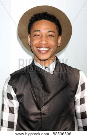 LOS ANGELES - FEB 6:  Jacob Latimore at the MILF (Moms I like To Follow) Celebration Of Entertainment at a SLS Hotel on February 6, 2015 in Beverly Hills, CA