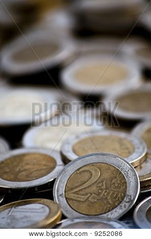 Pila di monete in Euro