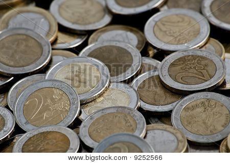 Pila di monete in Euro