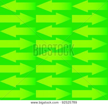 Repeatable Arrow Pattern With Arrows In Opposite Directions. Vector.