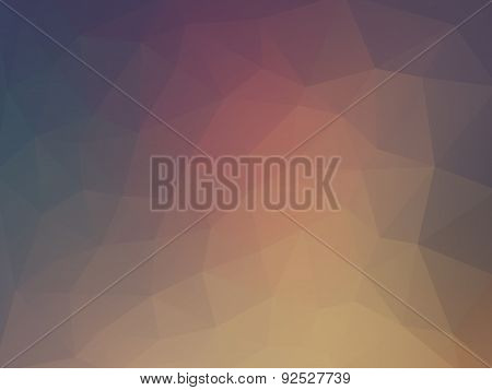 Abstract 2D geometric colorful background flat style