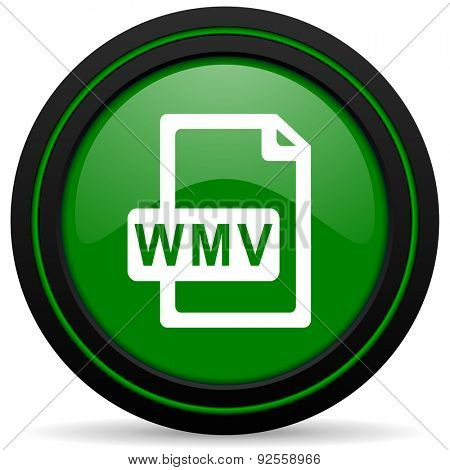 wmv file green icon 