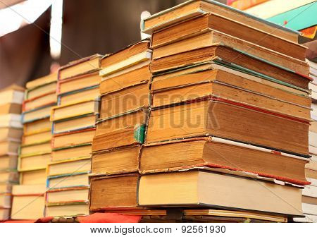 Pile Of Old Books For Sale