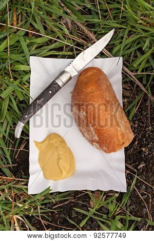 Bread On A Plate