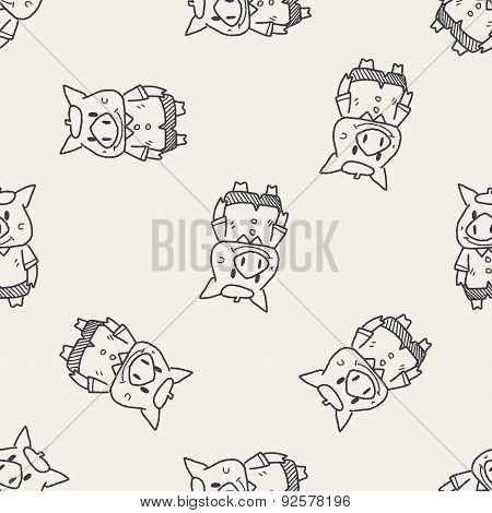 Three Little Pigs Doodle