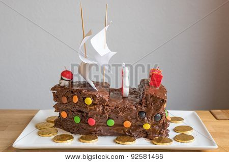 Pirate Chocolate Cake