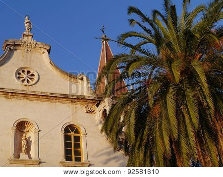 Church in Milna in the Mediterranean