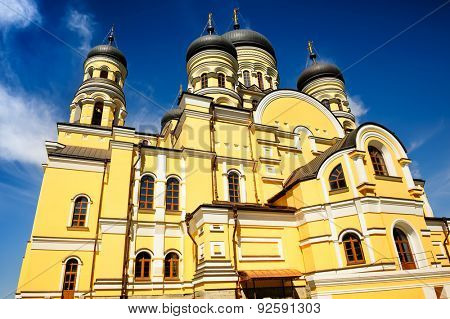 Large Christian Orthodox Church in the Hancu Monastery, Republic of Moldova