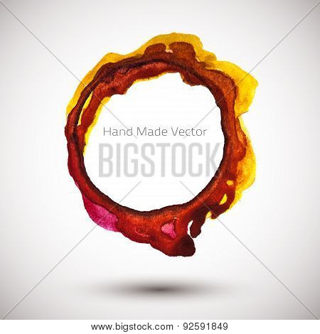 Handmade Watercolor Ring