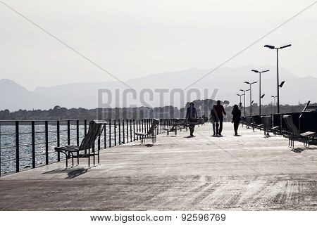 Promenade in Cambrills, Spain