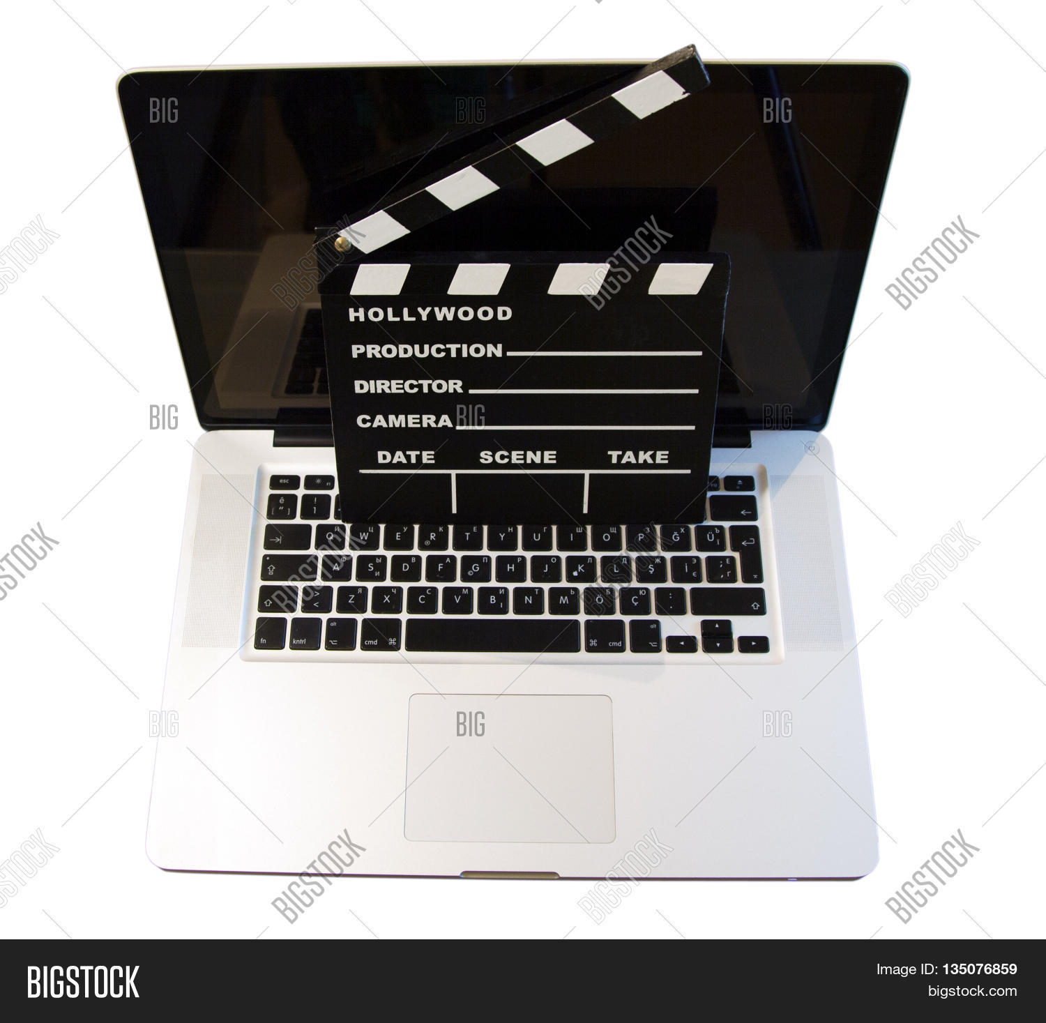 Photo Laptop Clapper Image & Photo (Free Trial) | Bigstock