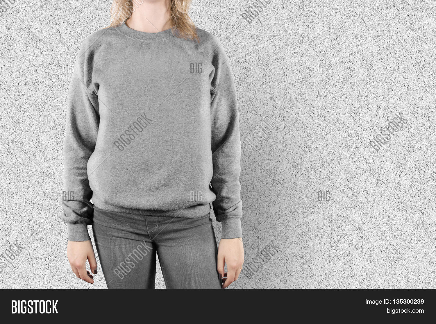 Blank Sweatshirt Mock Image & Photo (Free Trial) Bigstock