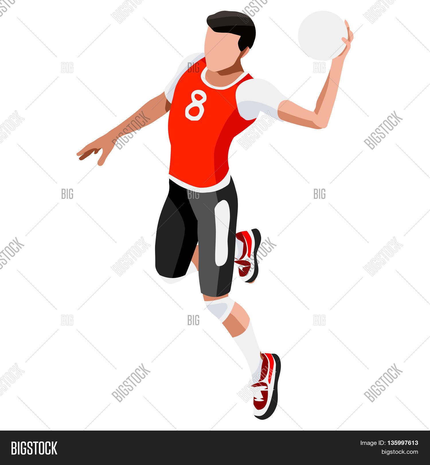 Handball Summer Games Vector & Photo (Free Trial) Bigstock