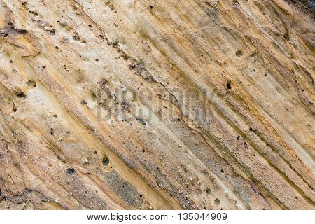 Part Of Rock Close Up.