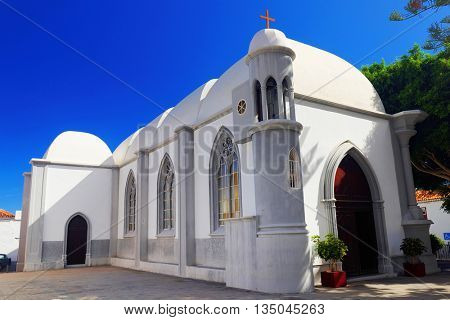 Architectural detail in Agulo Village, La Gomera, Spain, Europe