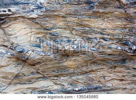 Part Of Rock Close Up.
