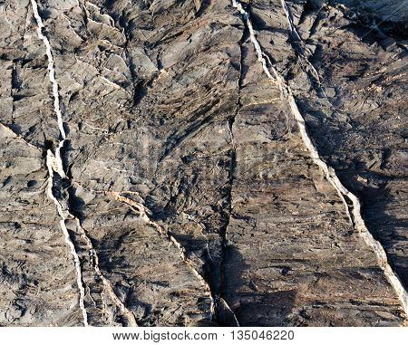 Part Of Rock Close Up.