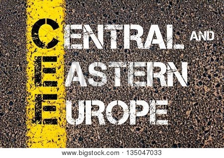 Concept Image Of Business Acronym Cee