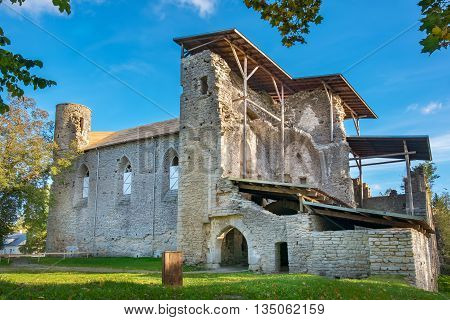 Ruins of Cistercian Monastery in Padise. Estonia Europe