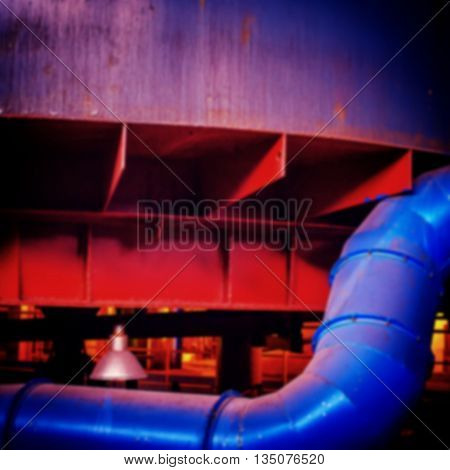 blurred background industrial equipment mining and concentrating plant