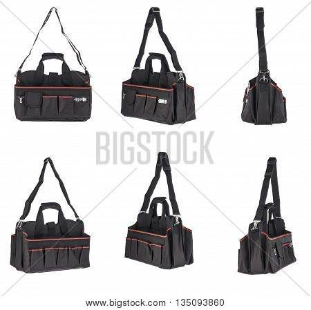 Bag for tools isolated on white background