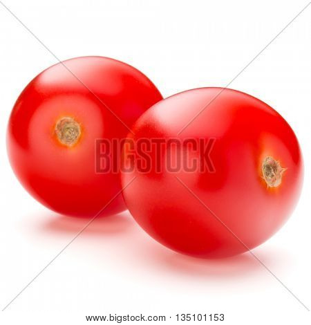 fresh cherry tomato isolated on white background cutout