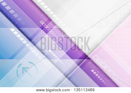 Abstract Vector Futuristic Background. Lines And Arrow.