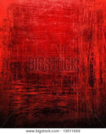Grunge rode verf achtergrond