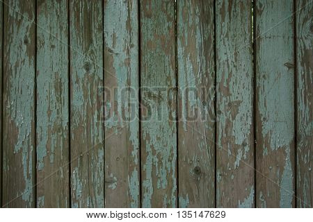 the texture of the wooden fence in the village
