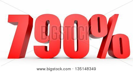 Discount 790 Percent Off. 3D Illustration.