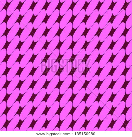 Oval geometric seamless pattern. Fashion graphic background design. Modern stylish abstract texture. Colorful template for prints textiles wrapping wallpaper website etc. Stock VECTOR illustration