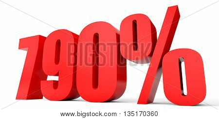 Discount 790 Percent Off. 3D Illustration.