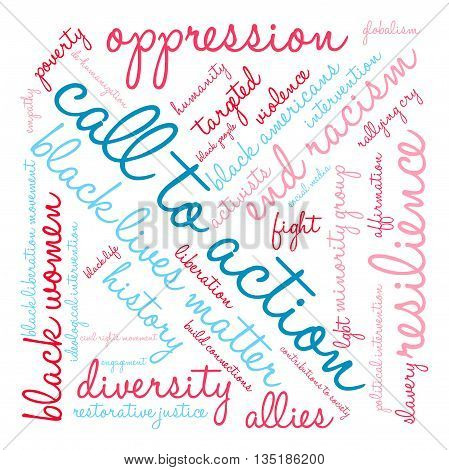 Call To Action Word Cloud