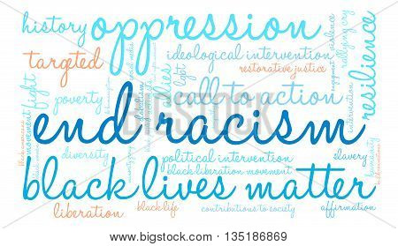 End Racism Word Cloud