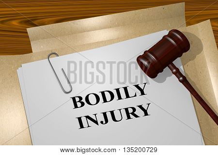 Bodily Injury Legal Concept