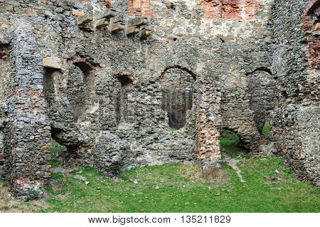 Soimos medieval fortress, Arad, Romania
