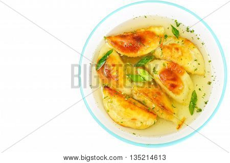 Gedza Japanese Dumplings in the Broth Studio Photo