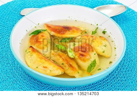 Gedza Japanese Dumplings in the Broth Studio Photo