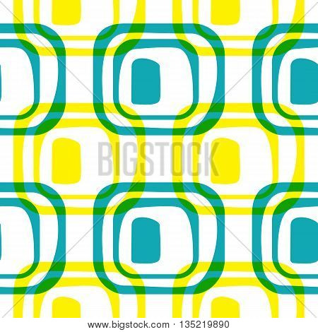 Abstract Geometric Pattern. A Seamless  Background.