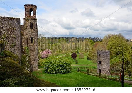 Tower And Part Of Blarney Castle In Ireland
